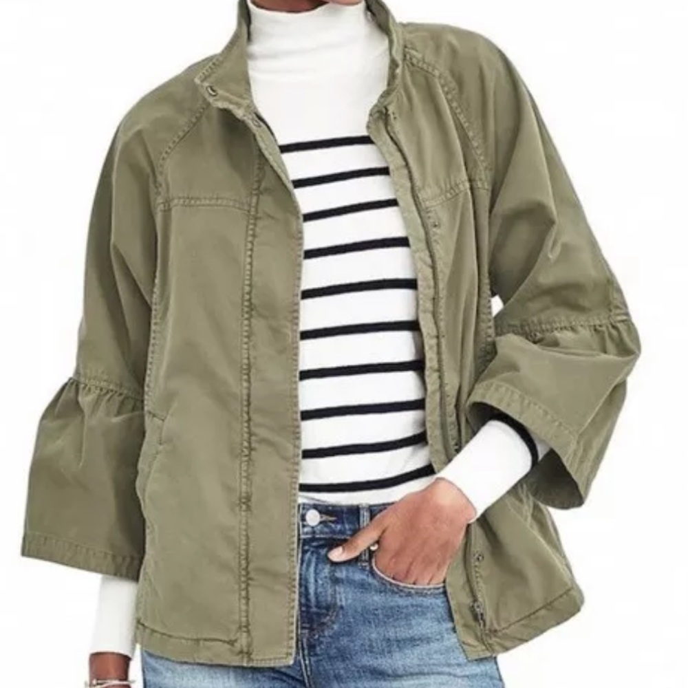 Banana Republic Military Bell Sleeve Jacket - Picture 1 of 11